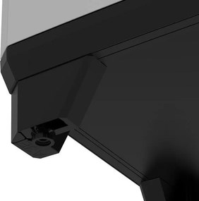 LINEAR TALL Szekrény 173 x 68 x 39 cm fekete+ világos szürke