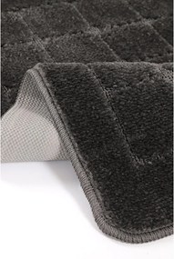 Antracitszürke fürdőszobai kilépő szett 2 db-os 50x80 cm Kareli – Foutastic