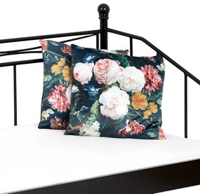 Fém Egyszemélyes Ágy 208×98 cm, Fekete Színben. BED-1905 BK