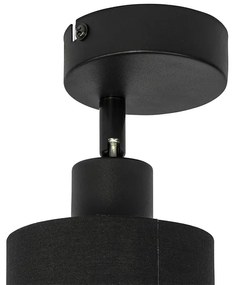 Mennyezeti lámpa fekete állítható - Hetta