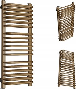 Fürdőszobai Radiátor Függőleges Double 720/300 Antik Sötét