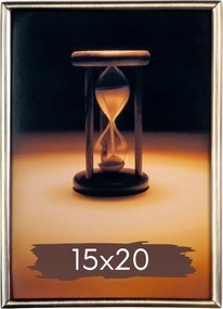 Fém képkeret 15x20 elegáns portré ajándék
