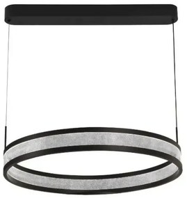 LED dimmelhető csillár zsinóron LED/45W/230V fekete + távirányítás