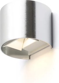 RENDL TITO R fali lámpa szálcsiszolt alumínium 230V LED 6W IP54 3000K