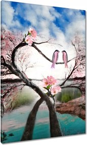 Vászonkép 70x100 Szerelem a holdfényben