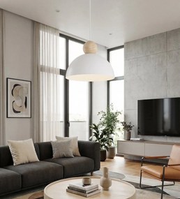 Emibig modern skandináv függeszték kaki fehér emi1677/1m