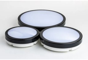 Brilagi - LED Fürdőszobai mennyezeti lámpa PERA LED/18W/230V átm. 22 cm IP65 fekete