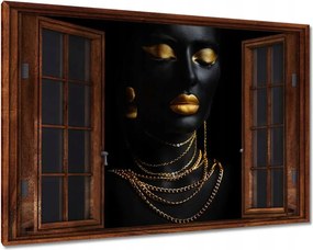 Festmények 120x80 Arany szemhéjak alatt