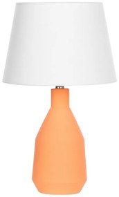 Narancssárga kerámia asztali lámpa LAMBRE Beliani