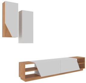 Nappali fal Ziva (fehér + teak)  . 1102661