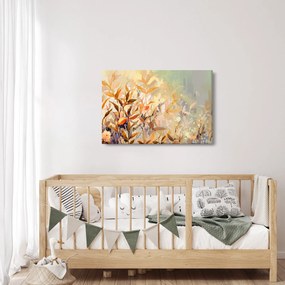 Kép - Festett növények (90x60 cm)