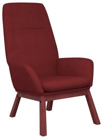 bordó szövet pihenőfotel