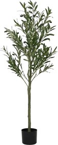 vidaXL zöld mesterséges olajfa 450 levél 120 cm