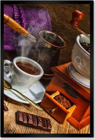 Poszterek keretben 40x60 Lila kávés zsákok