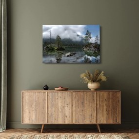 Fák a tóban képe (90x60 cm)