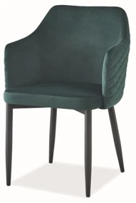 ASTOR VELVET szék zöld BLUVEL78