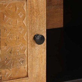 Dohányzóasztal Világosbarna 100 x 54 x 40 cm tömör mangófa