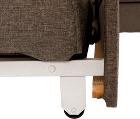 Ülőgarnitúra, szövet szürke-barna Taupe, SEGORIA LUX