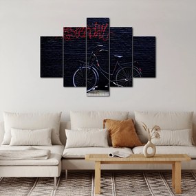 Egy kerékpár képe Amszterdamban (150x105 cm)