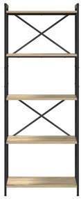 Könyvszekrény sonoma tölgy 60 x 30 x 153 cm Faanyag
