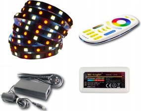 KĂ©sz szett Rgb+cct Led szalag fehĂ©r szĂn meleg hideg Mi-light bĂștor 5m