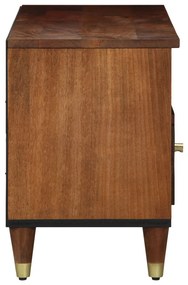 TV Szekrény 100x33x46 cm Tömör Mangófa