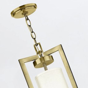 Hinkley lighting klasszikus csillár hampton fehér sárgaréz elshk-hampton4-bb