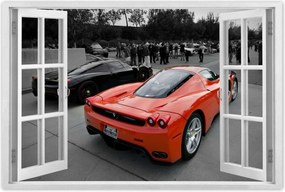 Ferrari poszter 90x60 hátulról