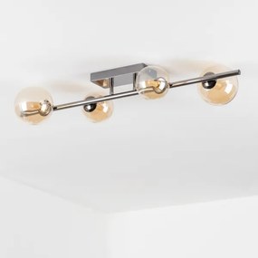 Brilagi - LED Felületre szerelhető csillár MILLA 4xG9/3W/230V fényezett króm/arany