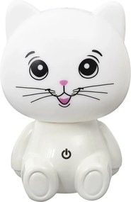 Macska Usb LED-es éjjeli lámpa, fehér