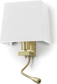 Novolux FIRENZE 507A-Y05X1B-46 Fali lámpa 2x60W, 3W/E27, LED 240LM IP20