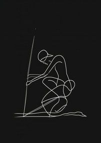 Poszter 29,7x42cm Vonal