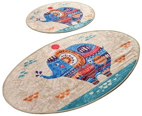 Fürdőszobai kilépő szett 2 db-os 60x100 cm Etnic – Foutastic