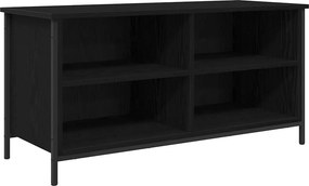 vidaXL TV szekrény Fekete tölgy 100 x 40 x 50 cm Faanyag