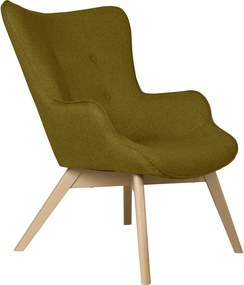 Zöld fotel Niko – Ropez