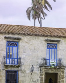 Poszter 40x50cm Hagyományos kubai ház erkéllyel, Assaf Frank