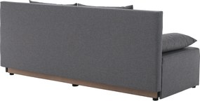 Kihúzható heverő, világosszürke, EUGI