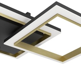 Eglo 901222 - LED Dimmelhető mennyezeti lámpa CALLIERA LED/20W/230V fekete/arany