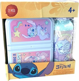 Disney Lilo és Stitch, A csillagkutya Blast szendvicsdoboz + alumínium kulacs szett