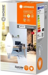 LED állítható fényerejű antibakteriális izzó B40 E14/4,9W/230V Wi-Fi - Ledvance