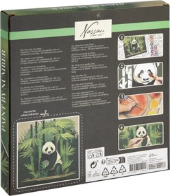 Panda Nassau számfestő készlet 20x20 cm