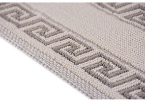 Krémszínű pamut lépcsőszőnyeg szett 16 db-os 25x65 cm Versace Bej – Vitaus