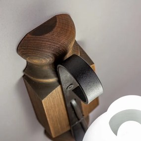 Brilagi - Fali lámpa RUSTIC 1xE14/40W/230V bükkfa