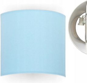 Fali lámpa lámpabúra Kék 1xE27 falra szerelhető Felső Alsó 60W 25 cm