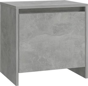 vidaXL betonszürke szerelt fa éjjeliszekrény 45x34x44,5 cm