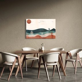 Kép - Illusztrált tájkép (90x60 cm)