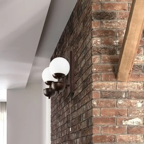 Brilagi - LED Fali lámpa COTTAGE 2xG9/40W/230V bükkfa/fehér