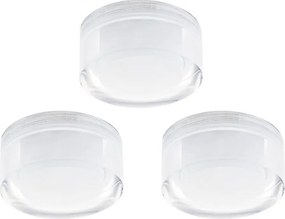 Eglo 78702 - 3 darabos LED szett beépíthető mennyezeti lámpatest TORTOLI LED/5W/230V