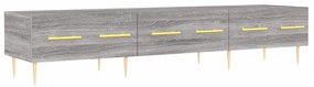szürke sonoma színű szerelt fa TV-szekrény 150x36x50 cm