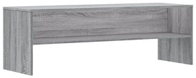 szürke sonoma színű szerelt fa TV-szekrény 120 x 40 x 40 cm